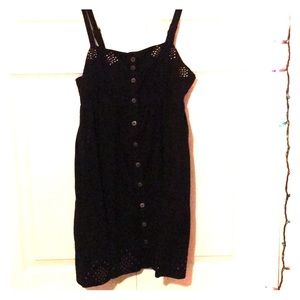 studded button down sundress